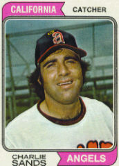 1974 Topps Baseball Cards      381     Charlie Sands